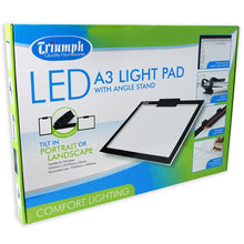 Load image into Gallery viewer, LED A3 Light Pad H345mm x W470mm x D5mm OD8119.A3