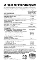 Load image into Gallery viewer, A Place for Everything - Physical Pattern