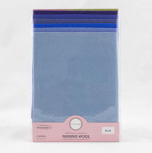 Load image into Gallery viewer, Wool Felt - Blue - 9" x 7"