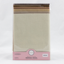 Load image into Gallery viewer, Wool Felt - Brown - 9" x 7"