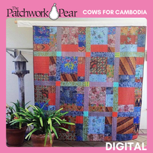Load image into Gallery viewer, Cows for Cambodia Quilt - Digital Pattern