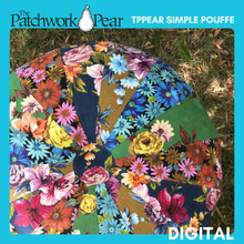 Load image into Gallery viewer, TPPear Simple Pouffe - Digital Pattern