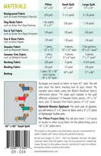 Load image into Gallery viewer, Dogs in Sweaters - Physical Pattern