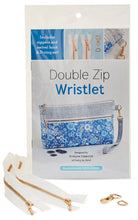 Load image into Gallery viewer, Double Zip Wristlet - Kit