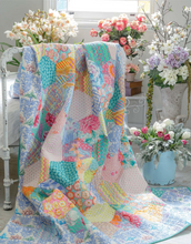 Load image into Gallery viewer, Lotus Hexies Quilt - Physical Pattern