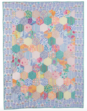 Load image into Gallery viewer, Lotus Hexies Quilt - Physical Pattern