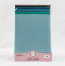 Load image into Gallery viewer, Wool Felt - Teal - 9" x 7"
