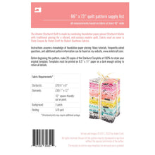 Load image into Gallery viewer, The Atomic Starburst Quilt - Physical Pattern