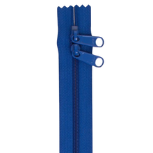 Load image into Gallery viewer, 30" Handbag Zip - Double-slide - Blastoff Blue