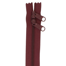 Load image into Gallery viewer, 30" Handbag Zip - Double-slide - Cranberry