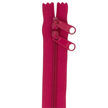Load image into Gallery viewer, 30" Handbag Zip - Double-slide - Crazy Plum