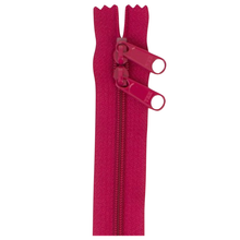 Load image into Gallery viewer, 40" Handbag Zip - Double-slide - Crazy Plum