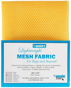 Lightweight Mesh Fabric 18" x 54" - Dandelion