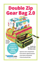 Load image into Gallery viewer, Double Zip Gear Bag 2.0 - Physical Pattern