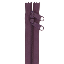 Load image into Gallery viewer, 30" Handbag Zip - Double-slide - Eggplant