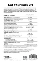 Load image into Gallery viewer, Got Your Back 2.1 - Physical Pattern