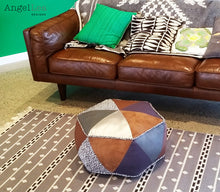 Load image into Gallery viewer, Hexagon Pouf - Physical Pattern