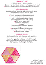 Load image into Gallery viewer, Hexagon Pouf - Physical Pattern