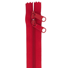 Load image into Gallery viewer, 30" Handbag Zip - Double-slide - Hot Red