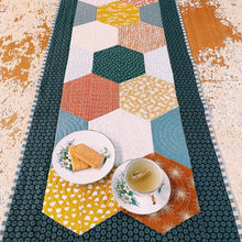 Load image into Gallery viewer, Modern Hexie Table Runner - Digital Pattern
