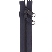 Load image into Gallery viewer, 40" Handbag Zip - Double-slide - Navy