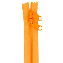 Load image into Gallery viewer, 30" Handbag Zip - Double-slide - Papaya