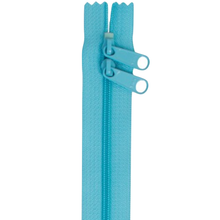 Load image into Gallery viewer, 40&quot; Handbag Zip - Double-slide - Parrot Blue
