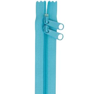 40" Handbag Zip - Double-slide - Parrot Blue