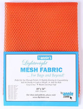 Load image into Gallery viewer, Lightweight Mesh Fabric 18&quot; x 54&quot; - Pumpkin
