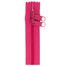 Load image into Gallery viewer, 40" Handbag Zip - Double-slide - Raspberry