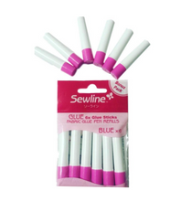 Load image into Gallery viewer, Fabric Glue Pen Refills - Blue x 6