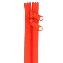 Load image into Gallery viewer, 30" Handbag Zip - Double-slide - Tangerine