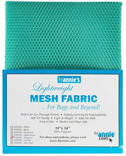 Load image into Gallery viewer, Lightweight Mesh Fabric 18&quot; x 54&quot; - Turquoise
