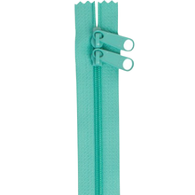 Load image into Gallery viewer, 40&quot; Handbag Zip - Double-slide - Turquoise

