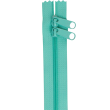Load image into Gallery viewer, 40" Handbag Zip - Double-slide - Turquoise