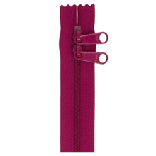 Load image into Gallery viewer, 40" Handbag Zip - Double-slide - Wild Plum
