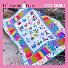 Load image into Gallery viewer, Cot Quilt // For 75cm Panels Pattern PDF
