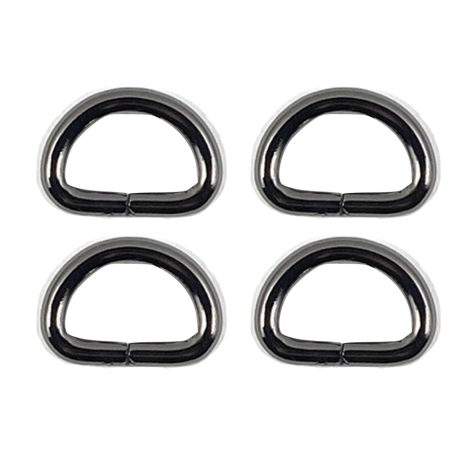 D-Rings - 12mm - Gunmetal