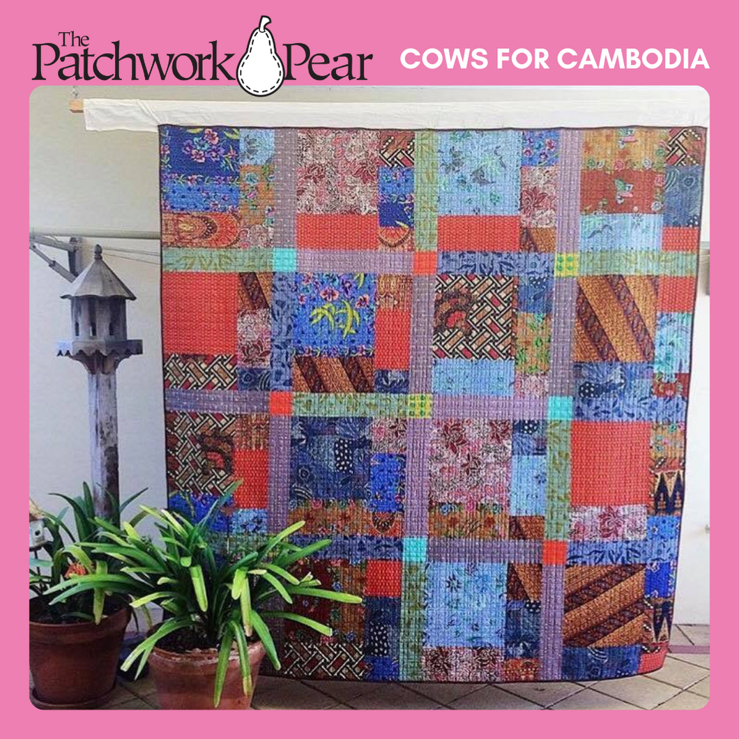 Cows for Cambodia Quilt Pattern PDF
