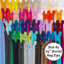 Load image into Gallery viewer, 24&quot; Bag Zipper - Single-Slide - 547 Sky
