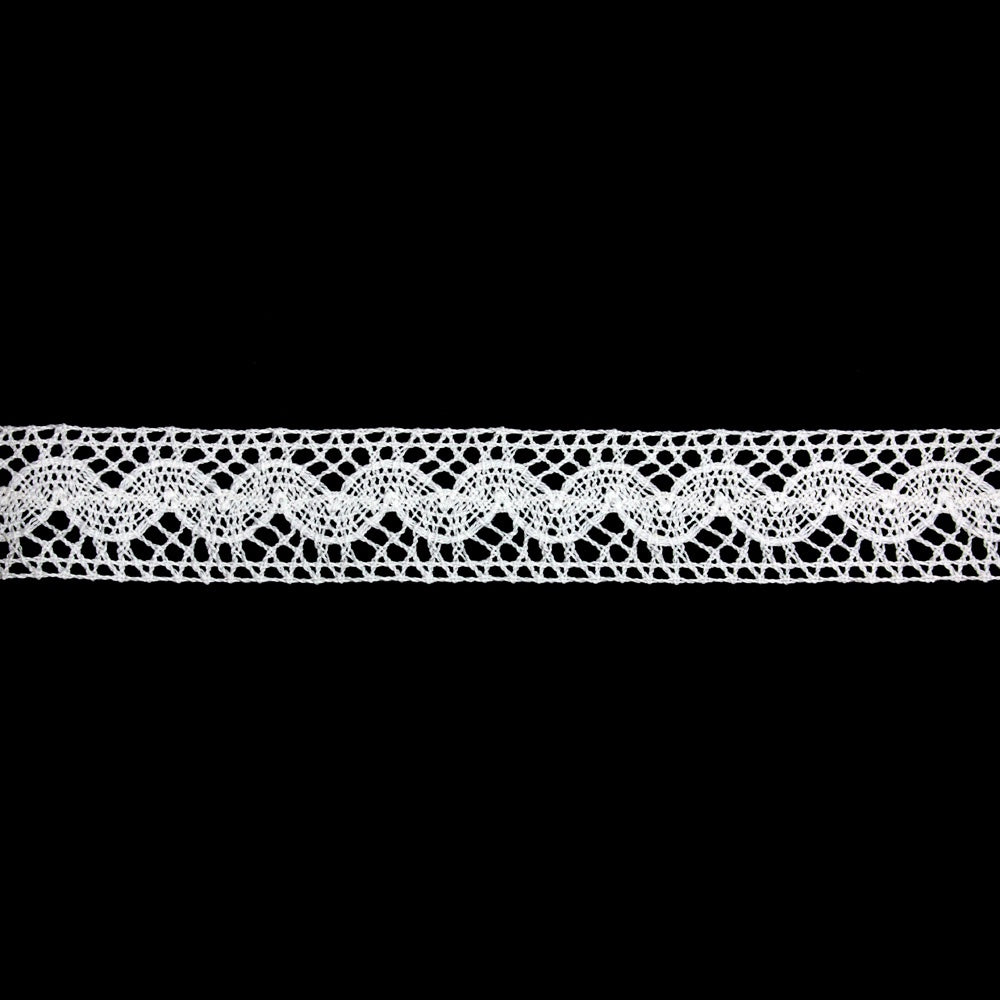 Lace - Torchan - 28mm Wide - White - 50cm