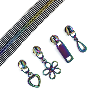 #5 Zipper and Pulls Set - Rainbow