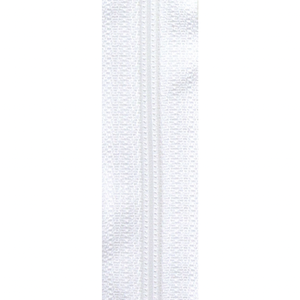 24" Bag Zipper - Single-Slide - 501 White