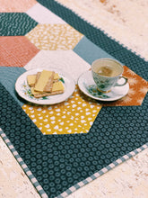 Load image into Gallery viewer, Modern Hexie Table Runner - Physical Pattern
