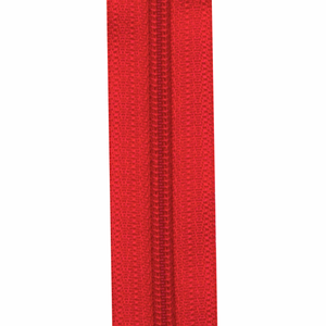 24" Bag Zipper - Single-Slide - 820 Red