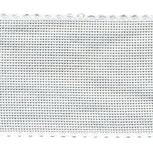 Aida Band - 8cm Wide - White - 50cm