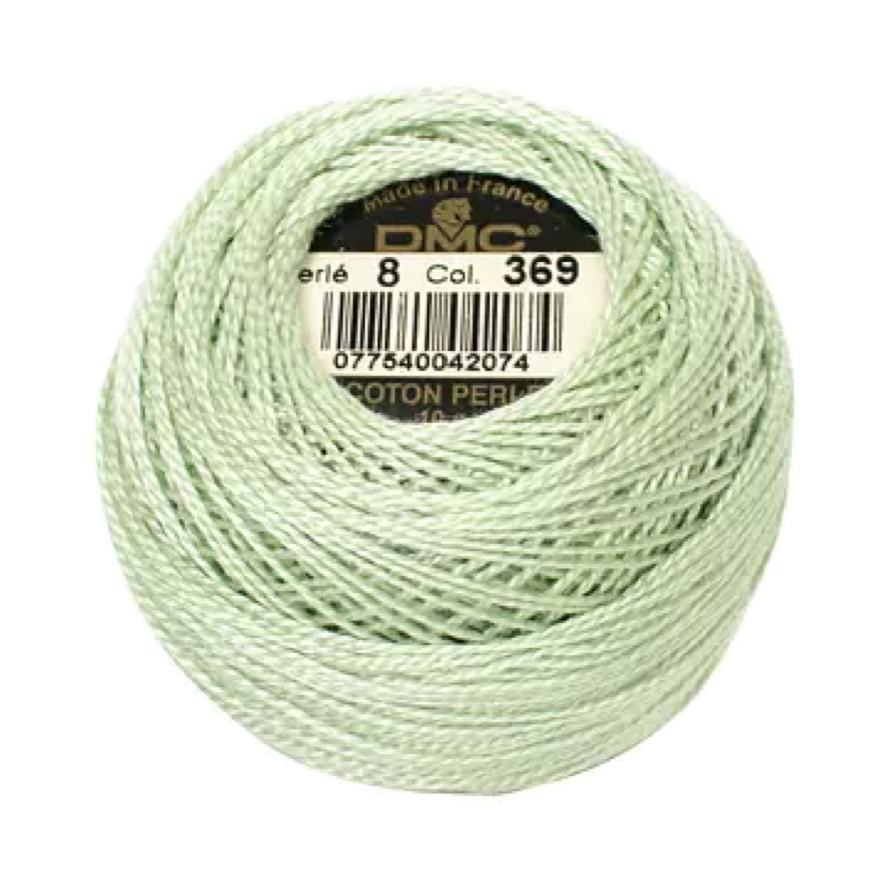 Coton Perle 8 - Bamboo Shoot Green - 369 - 80m