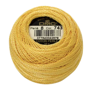 Coton Perle 8 - Banana - 743 - 80m