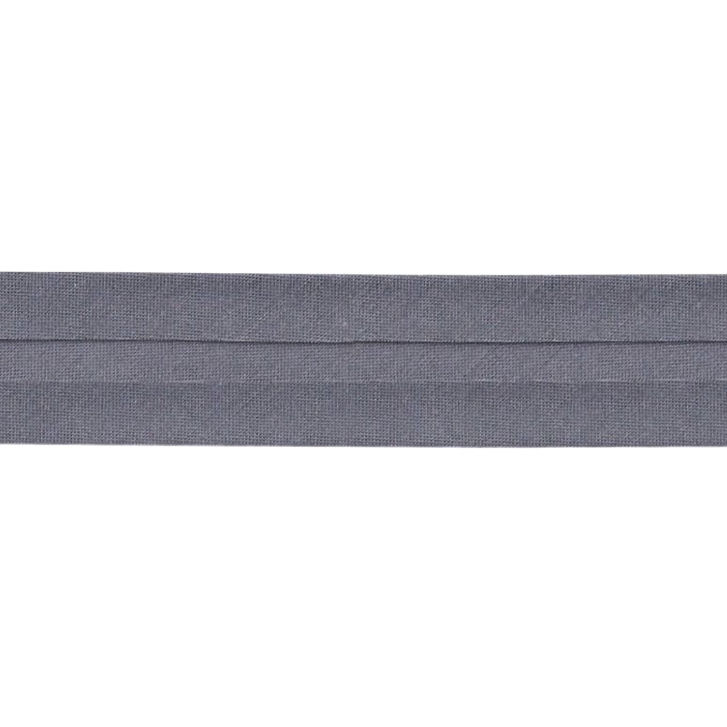 Bias Binding - 25mm Wide - Grey - 50cm