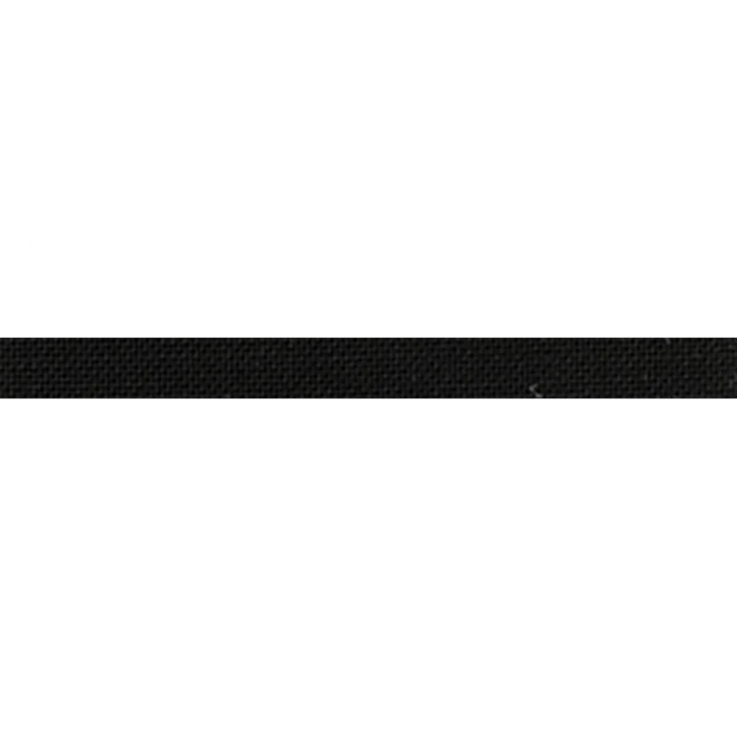 Bias Binding - 25mm Wide - Deep Black - 50cm